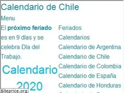 Sites similar to calendariochile.com