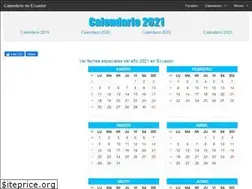Sites similar to calendarioecuador.net