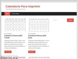 Sites similar to calendarioimprimir.com