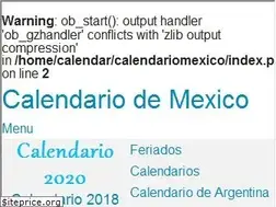 Sites similar to calendariomexico.com