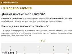 Sites similar to calendariosantoral.com