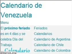 Sites similar to calendariovenezuela.com