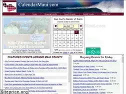 Sites similar to calendarmaui.com