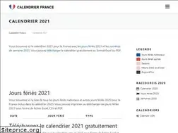 Sites similar to calendrierfrance.fr