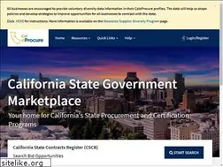 Sites similar to caleprocure.ca.gov