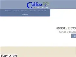 Sites similar to calfeefuneralhome.com
