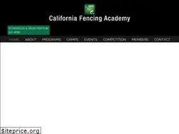 Sites similar to calfencingacademy.com