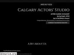 Sites similar to calgaryactorsstudio.com