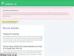 Sites similar to calhoun.io