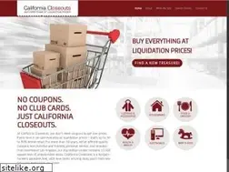 Sites similar to califcloseouts.com