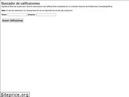 Sites similar to calificaciones.incaa.gob.ar