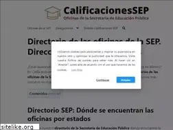 Sites similar to calificacionessep.com.mx