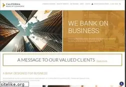 Sites similar to californiabankofcommerce.com