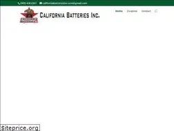 Sites similar to californiabatteriesinc.com