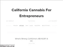 Sites similar to californiacannabisventures.com