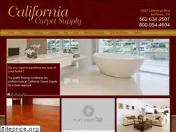 Sites similar to californiacarpet.net