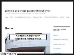 Sites similar to californiacorporationexpeditedfilingservice.com
