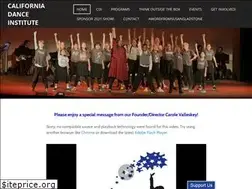 Sites similar to californiadanceinstitute.org