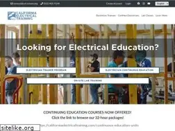 Sites similar to californiaelectricaltraining.com
