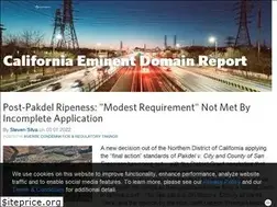 Sites similar to californiaeminentdomainreport.com