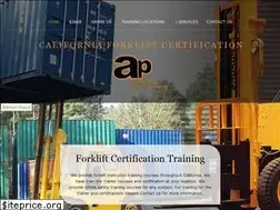 Sites similar to californiaforkliftcertification.net