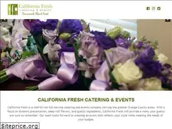 Sites similar to californiafreshcatering.com
