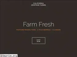 Sites similar to californiaheritagefarms.com