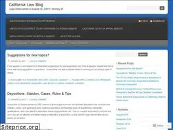 Sites similar to californialawblog.wordpress.com