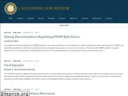Sites similar to californialawreview.org