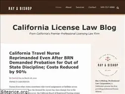Sites similar to californialicenselawblog.com