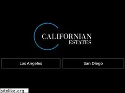 Sites similar to californianestates.com