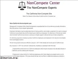 Sites similar to californianoncompete.com