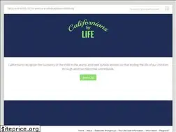 Sites similar to californiansforlife.org