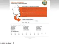 Sites similar to californiaphonenumbers.org