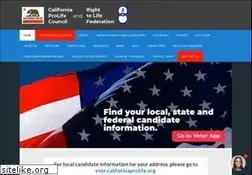 Sites similar to californiaprolife.org