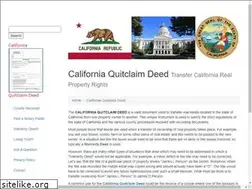 Sites similar to californiaquitclaimdeed.com