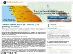 Sites similar to californiarecords.info
