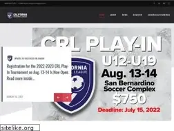 Sites similar to californiaregionalleague.com