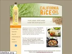 Sites similar to californiariceoil.com