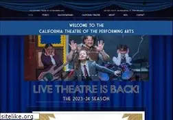 Sites similar to californiatheatre.net
