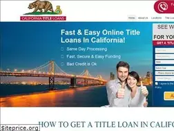 Sites similar to californiatitleloans.org