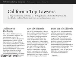 Sites similar to californiatoplawyers.com