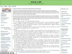 Sites similar to californiawagelaw.com