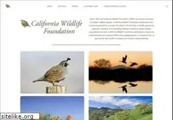 Sites similar to californiawildlifefoundation.org