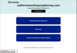 Sites similar to californiaworkinjuryattorney.com