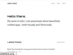 Sites similar to calincrist.com