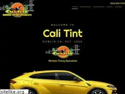Sites similar to calitintbayarea.com
