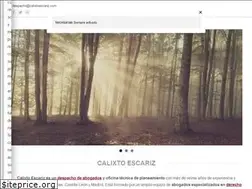 Sites similar to calixtoescariz.com