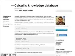 Sites similar to calknol.wordpress.com