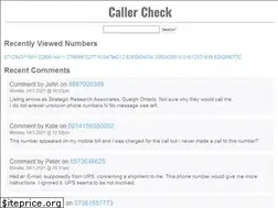 Sites similar to callercheck.org